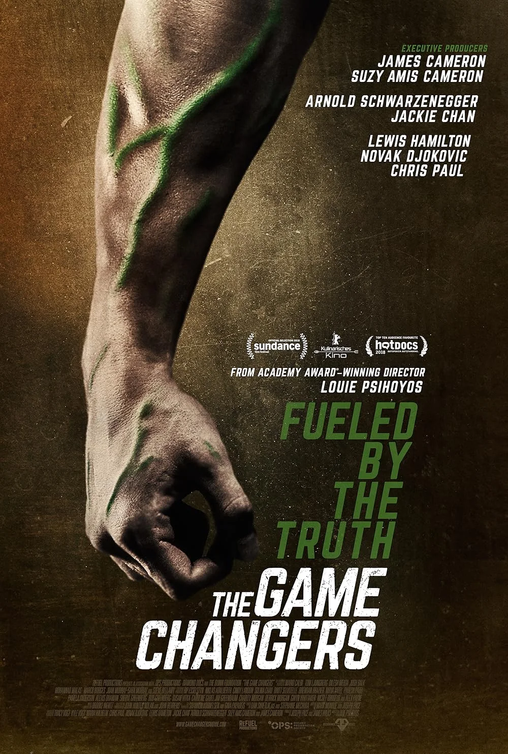 Plakat filmu dokumentalnego „The Game Changers”