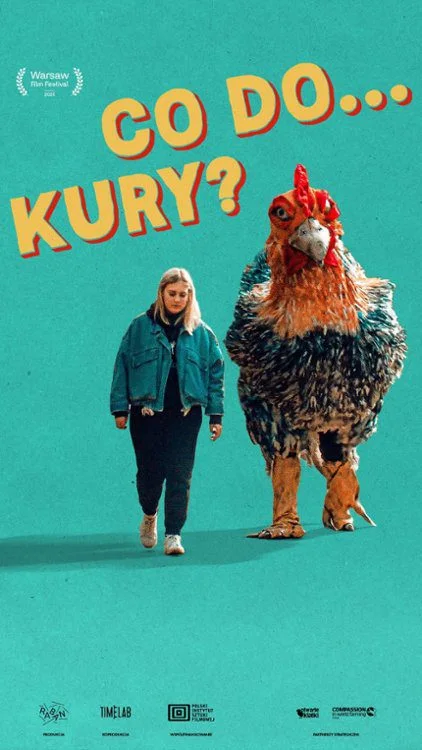 Plakat filmu dokumentalnego „Co do… kury?”
